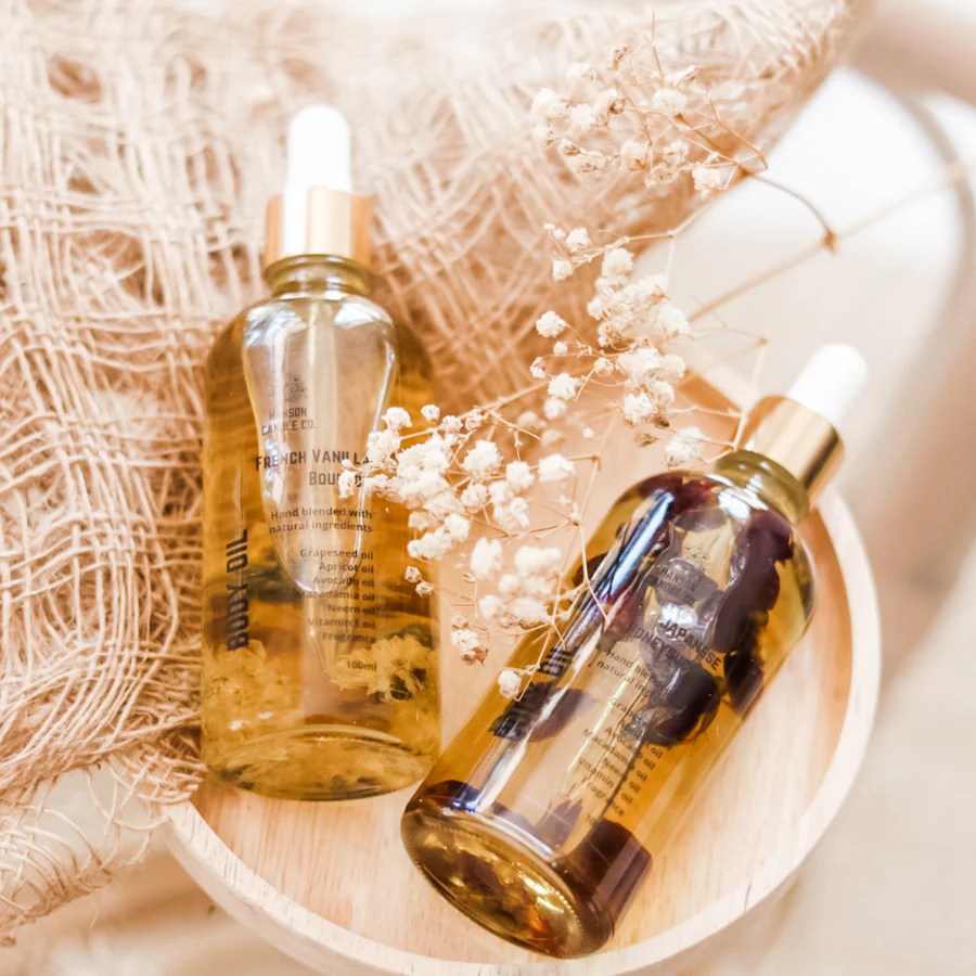 crystal body oils