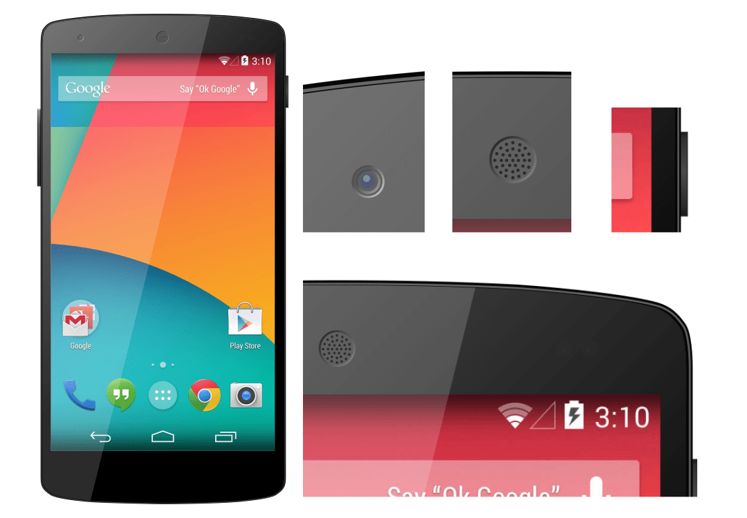Create a slick presentation for your mobile app design or website by displaying it on the screen of this newly released. Nexus 5 Vector Mockup Klaasnotfound Ramblings About Software Design And Music