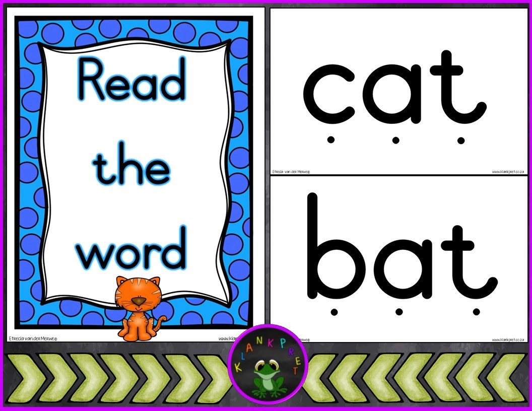 at word family reading and writing pack – Klankpret