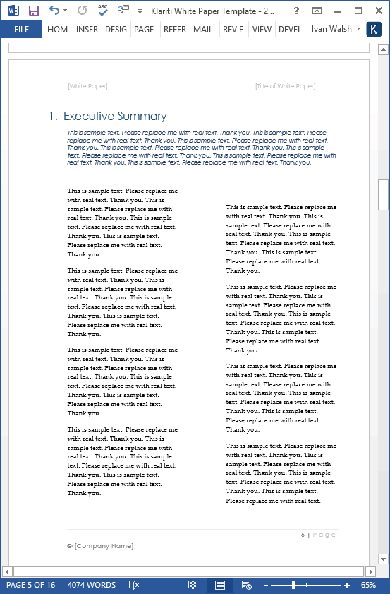 If you develop usb hardware or software, check out this site—it offers white papers by usb implementers forum. 15 X White Paper Templates Ms Word Templates Forms Checklists For Ms Office And Apple Iwork
