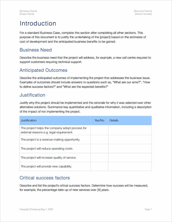 Business Case Template Apple Templates Forms Checklists For Ms Office And Apple Iwork
