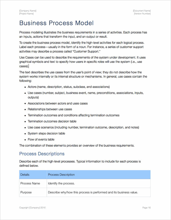 Business Requirements Template Apple Templates Forms Checklists For Ms Office And Apple Iwork