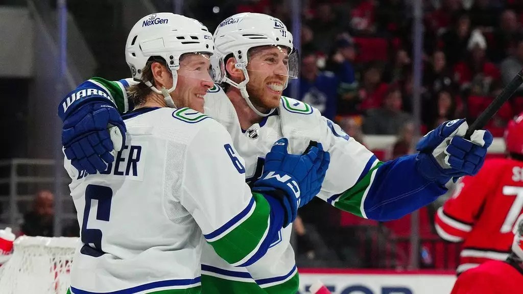 Player Elias Lindholm Shines in Debut for Vancouver Canucks