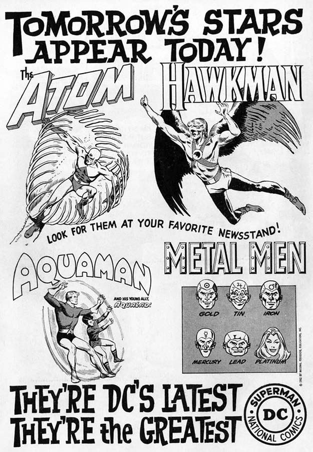 Ira Schnapp's DC Ads: 1962 Part 2 - Todd's Blog