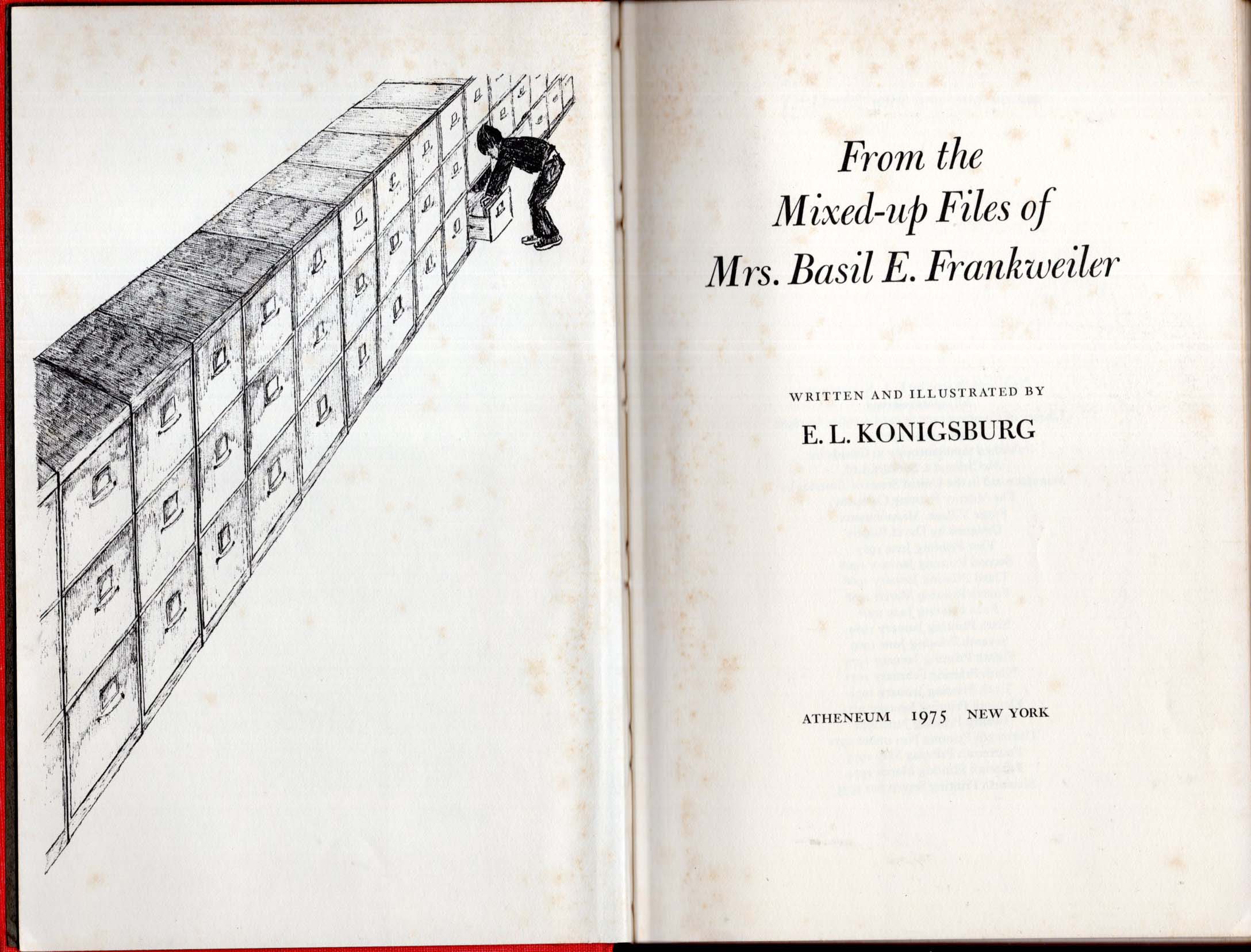 Rereading: FROM THE MIXED-UP FILES OF MRS. BASIL E. FRANKWEILER by