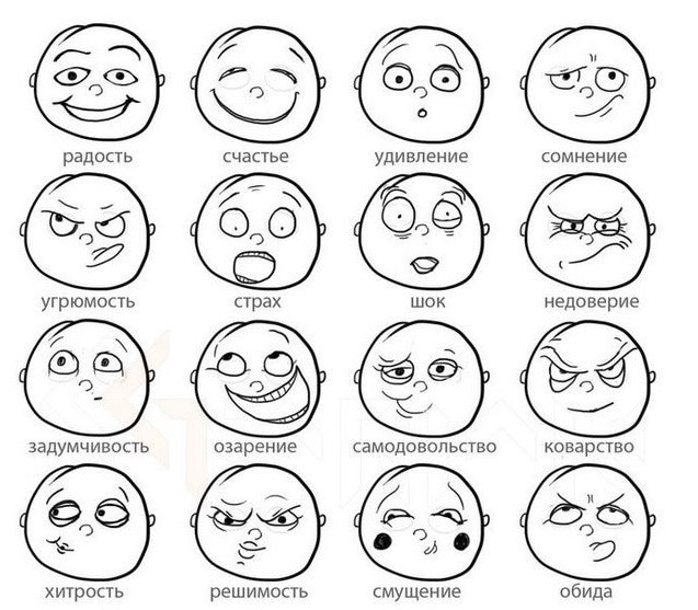 удивление картинки нарисованные