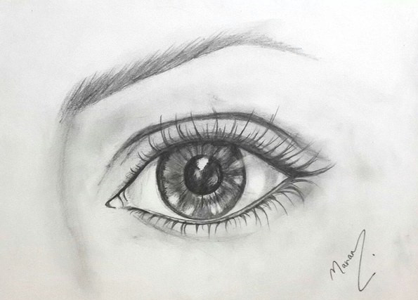 как нарисовать красивые мимимишные глаза