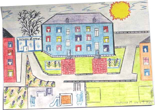 рисунки про школу нарисованные