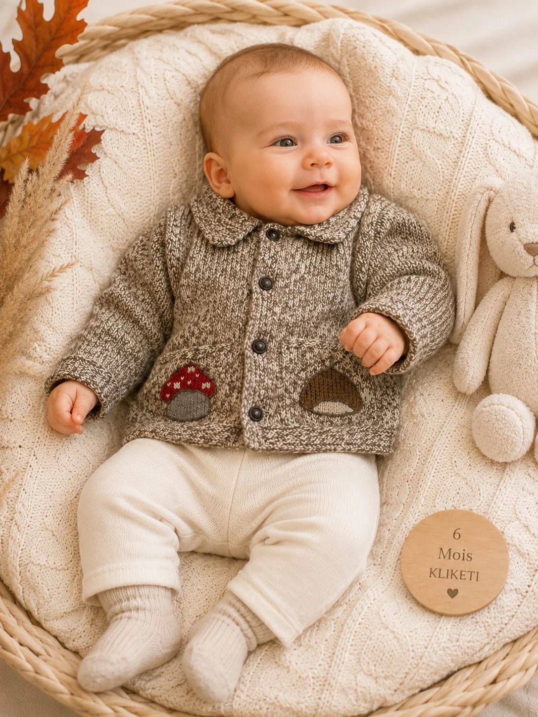Veste chiné marron