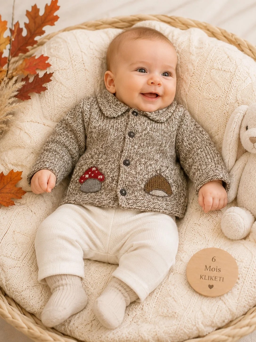 Veste chiné marron