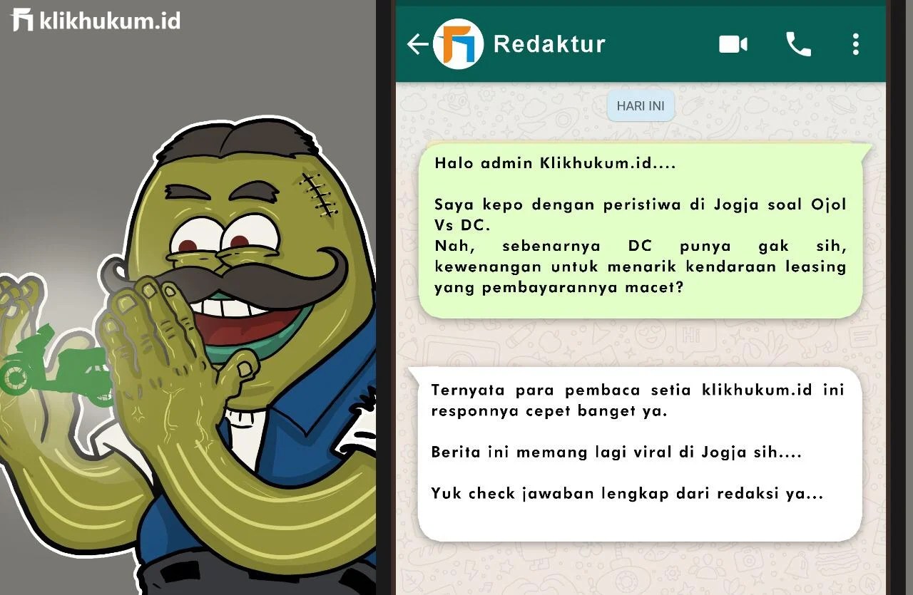 CURKUM #36 APAKAH DC BOLEH NARIK KENDARAAN KREDIT MACET? - Klikhukum.id