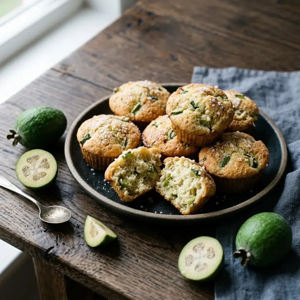 Feijoa-muffins