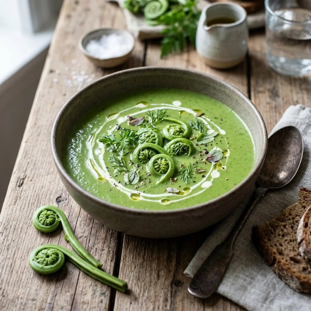Strudsevingebregnesuppe