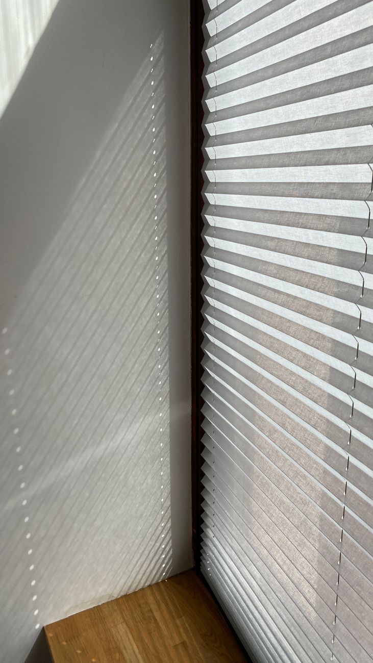roller blind on window