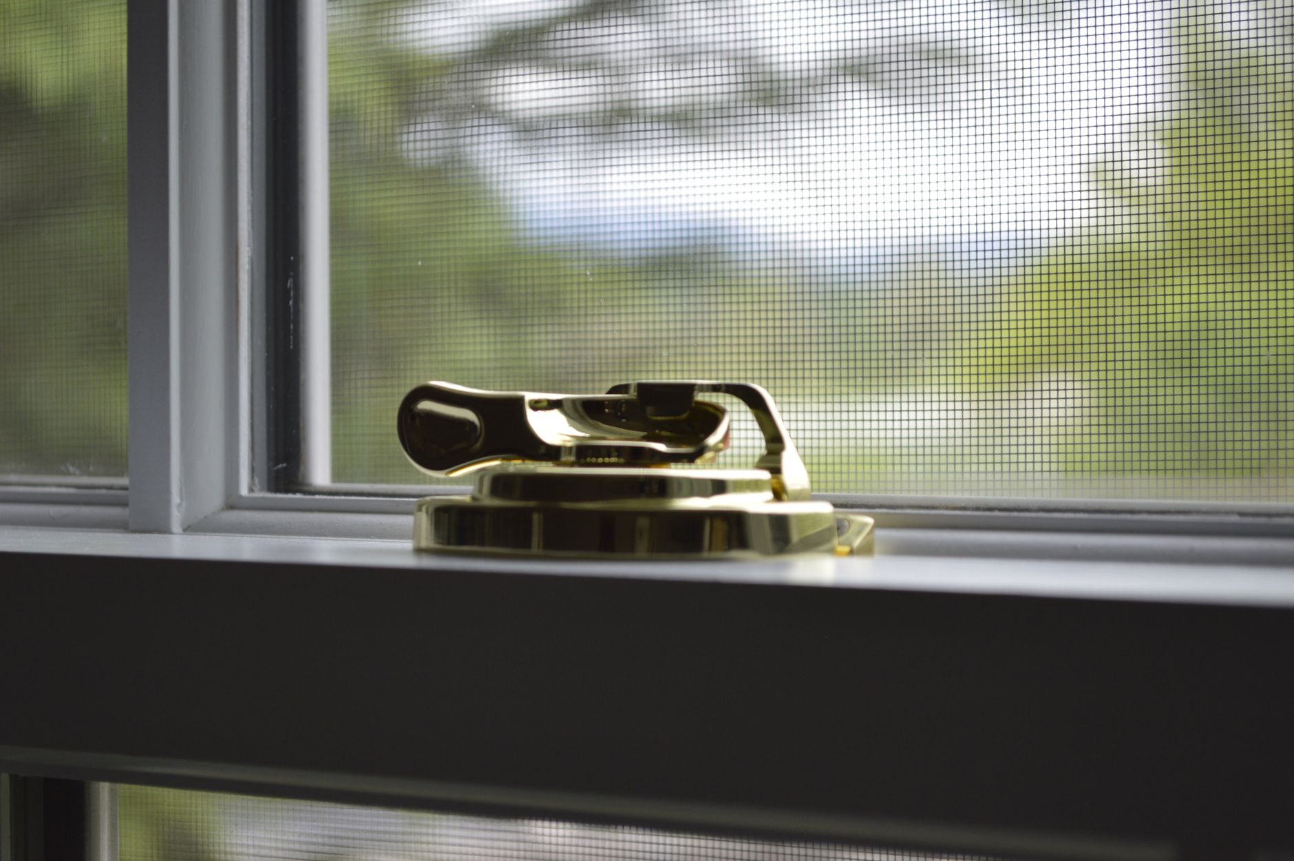 gold window lock