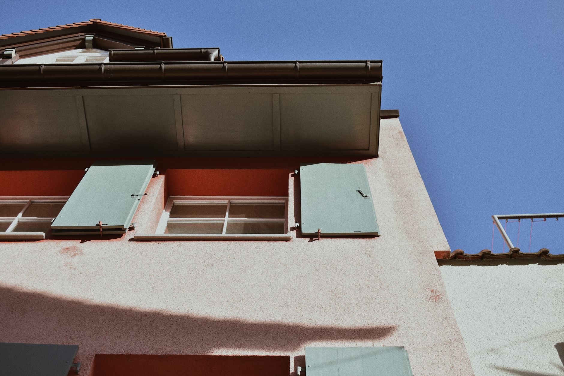 low angle view of a house