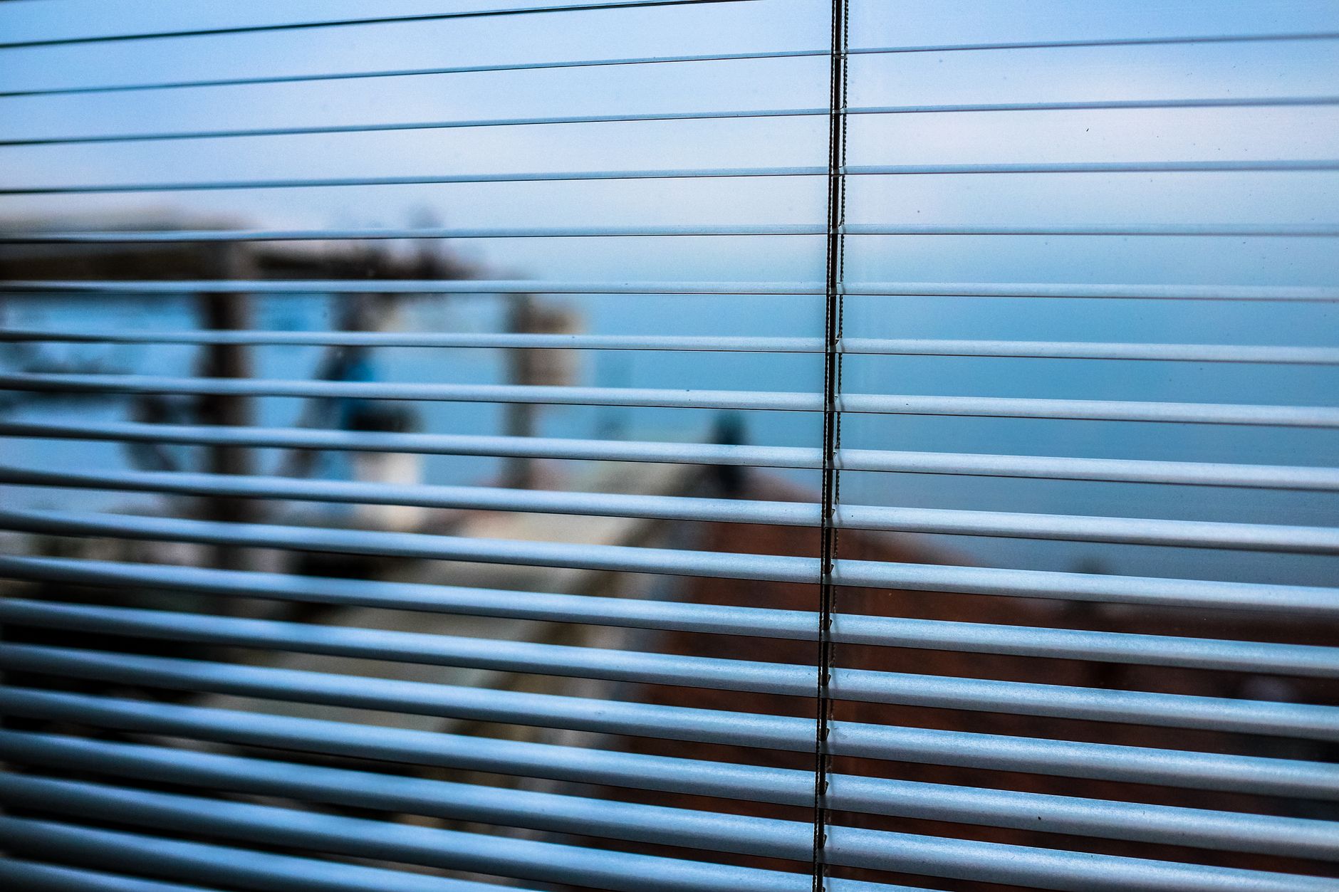 open window blinds