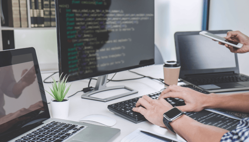Software development illustration