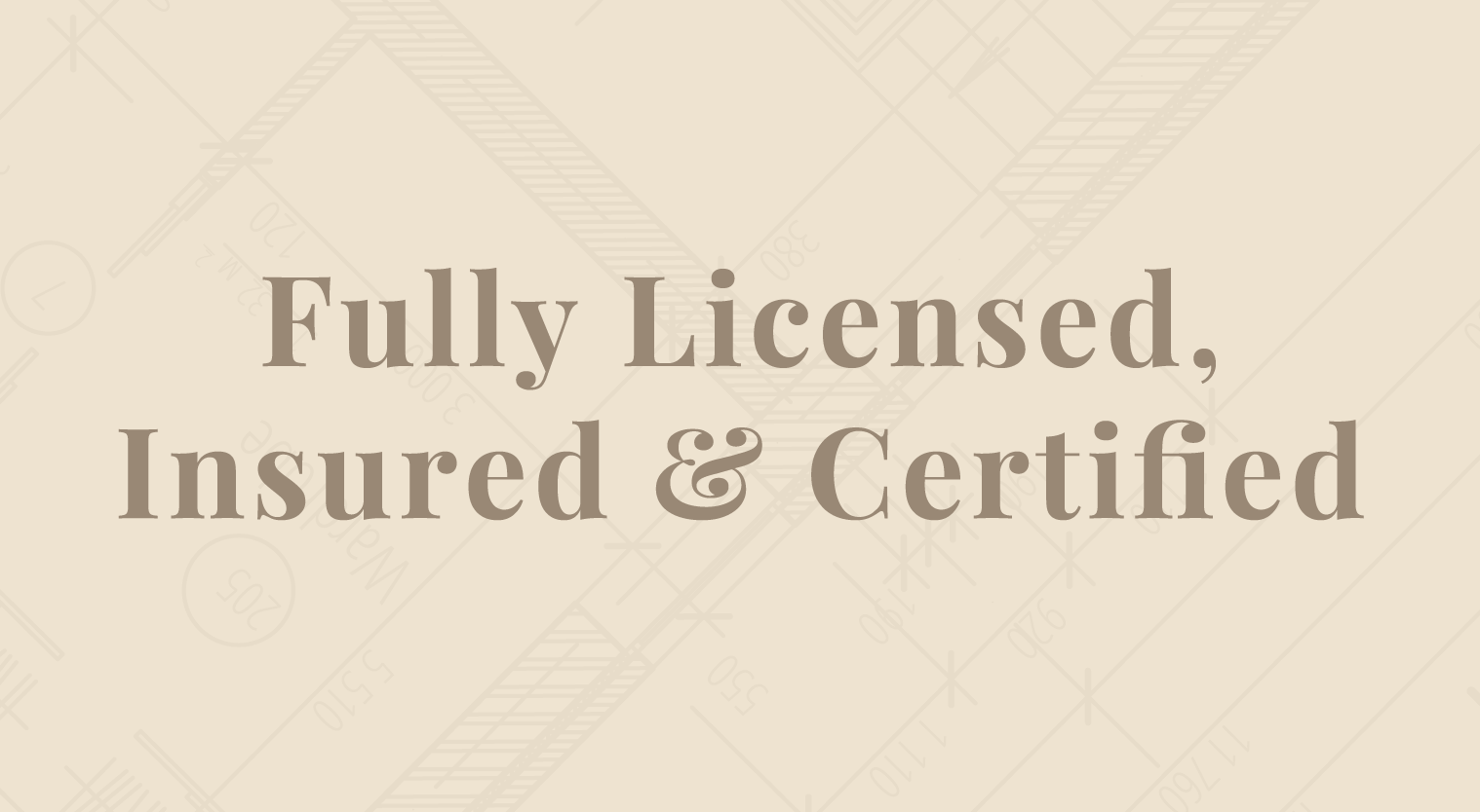 Fully Licensed, Insured and Certified Contractors in Sarasota County