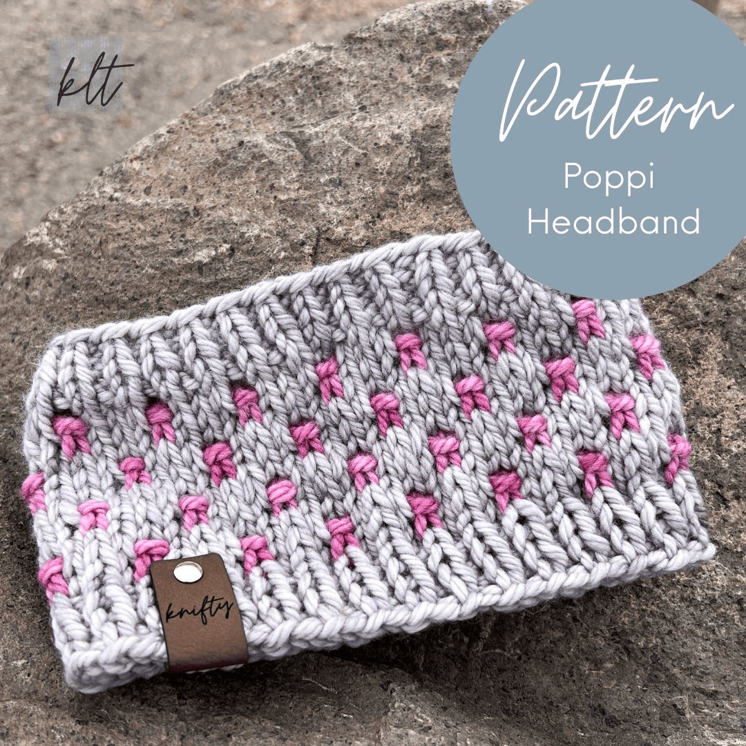 knit headband pattern mosaic knitting
