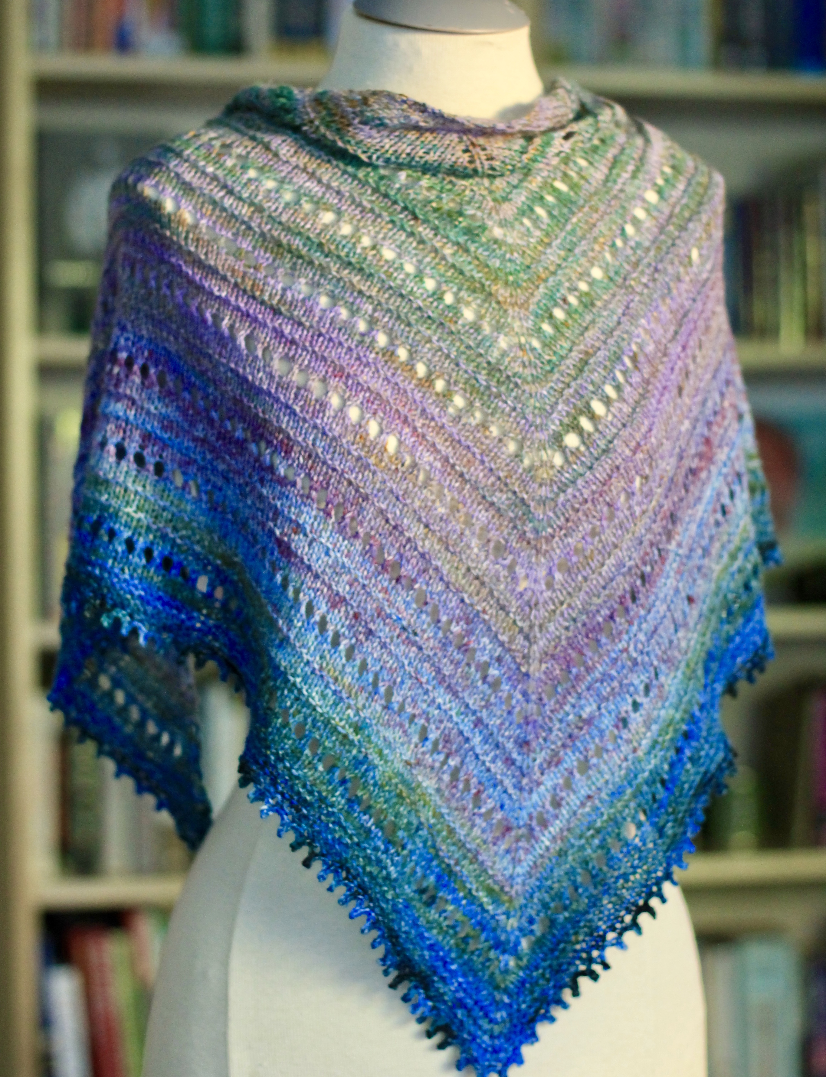 handpainted eyelet ridge