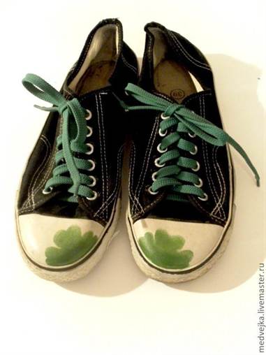 как можно разрисовать кеды