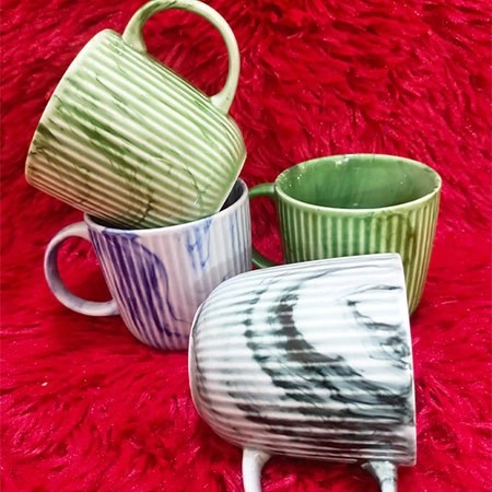marble Ramkin Ceramic Coffee Mug