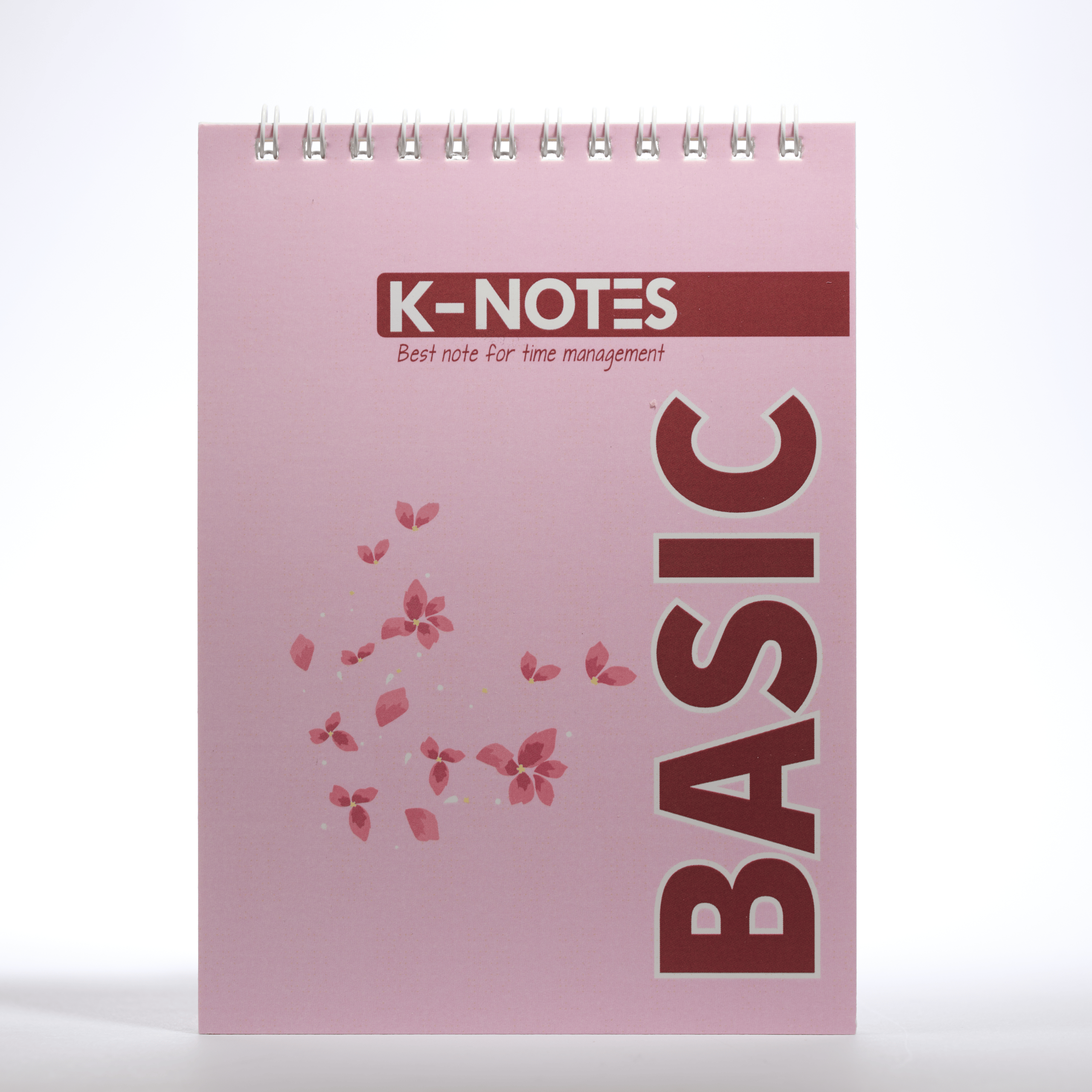 K-Note-Basic-pink0031.webp K-Notes BASIC | Minimalist Daily Lined Notebook - Daily notebook (PINK) - Image 1