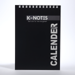 K-Notes CALENDAR | Undated Monthly Planner & Timeline Notebook