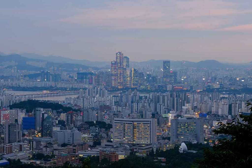 서울 도시전경사진