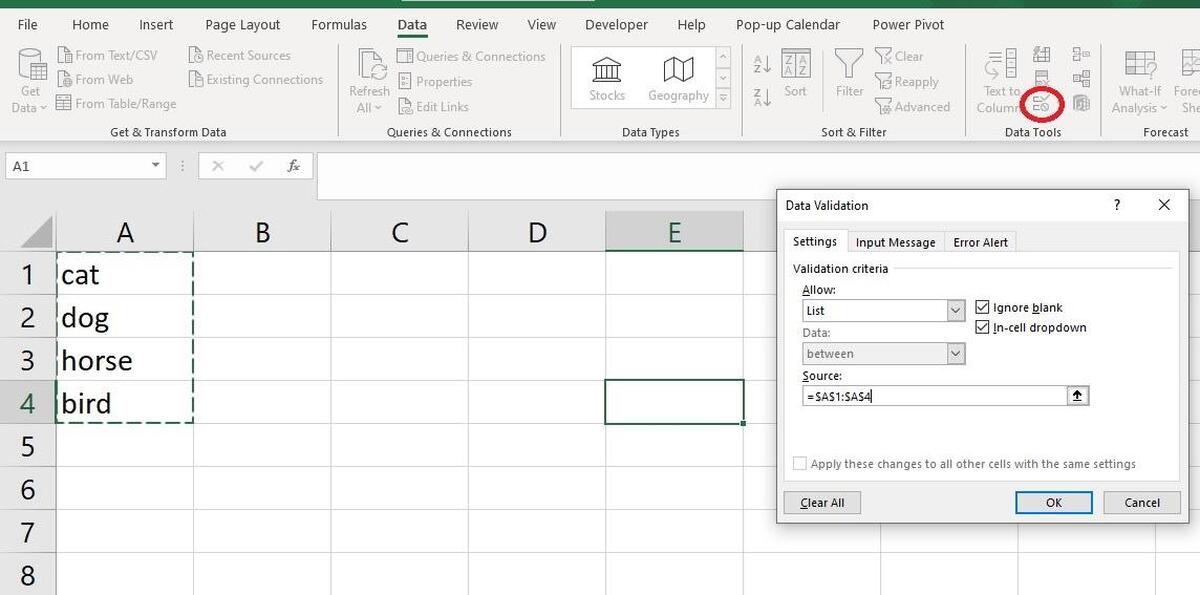 How to Create Dropdown in Excel - Knowdemia