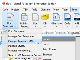 Manage Template Xml Visual Paradigm Know How