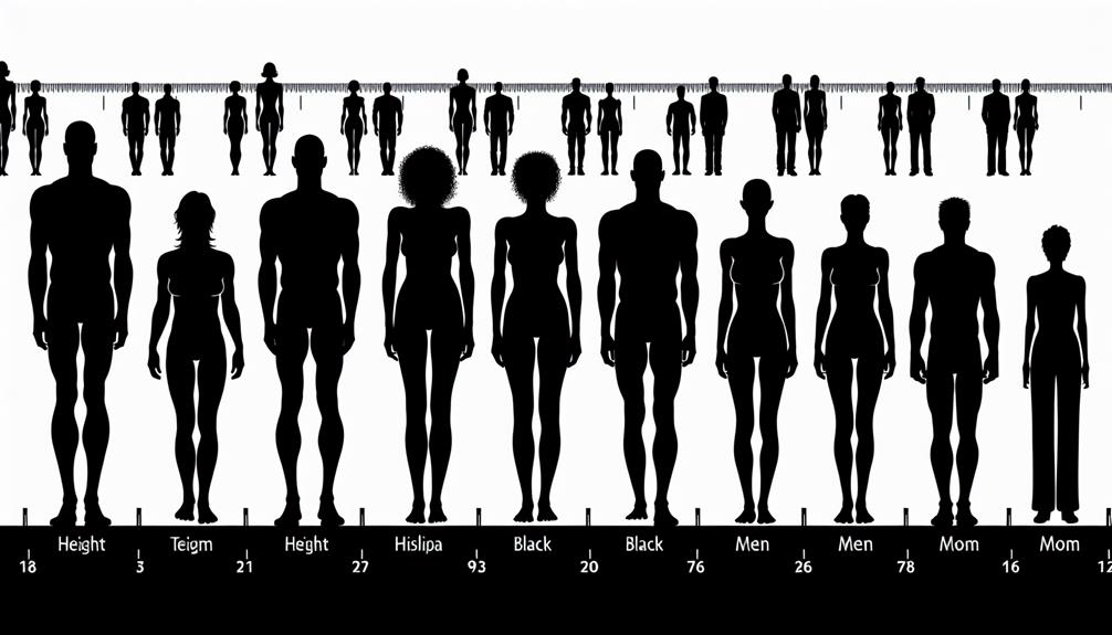 Average shoulder width for height
