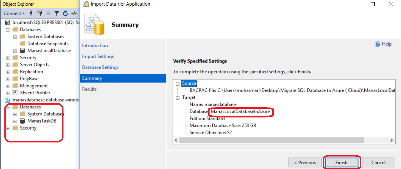  Azure -Import Local Database To Azure_4