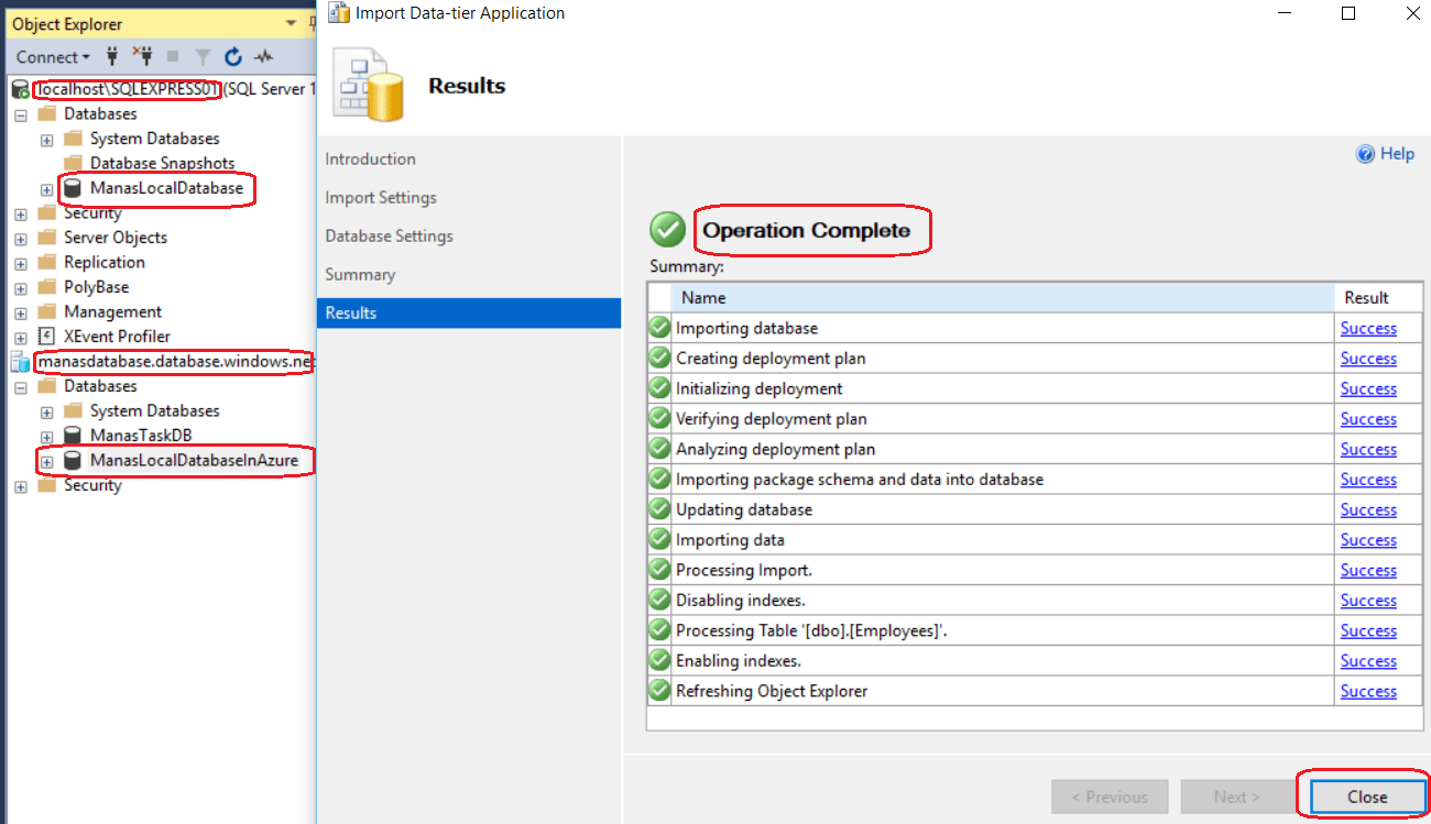  Azure -Import Local Database To Azure_5