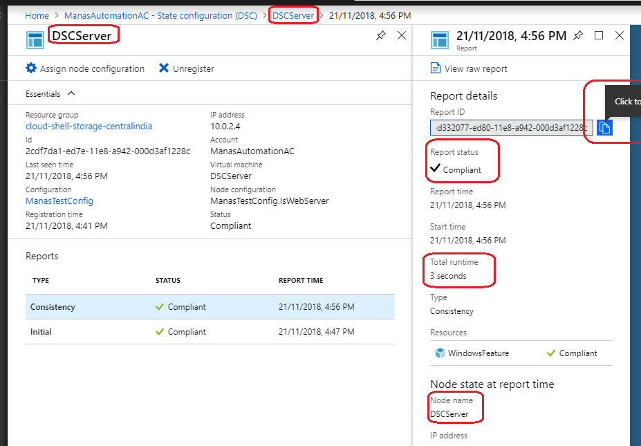 Configuration Report