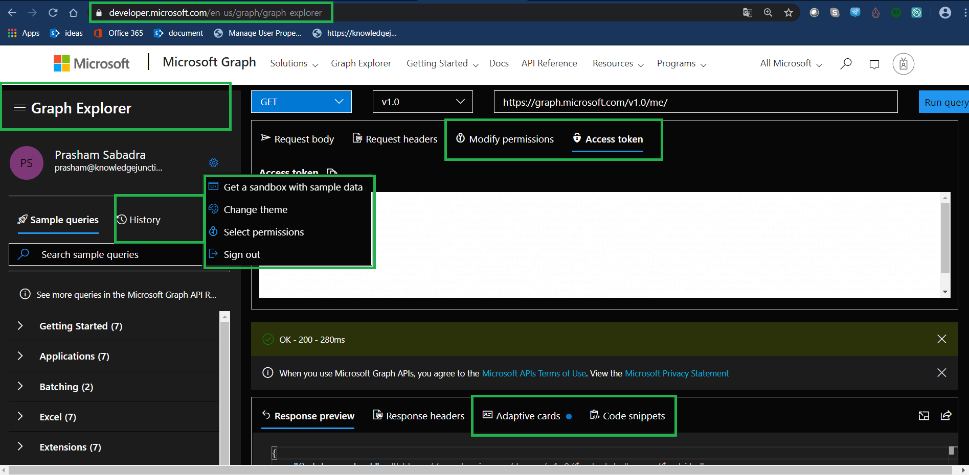Graph Explorer New Features