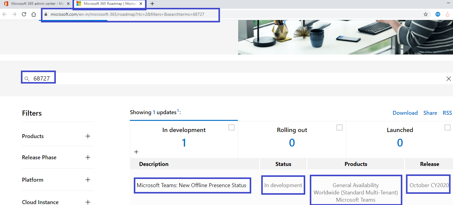 Microsoft Teams - New feature ability to appear offline as new presence status