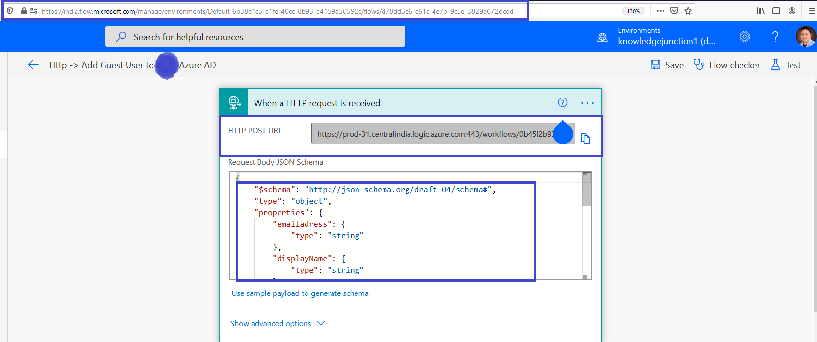 Trigger Power Automate from Azure WebJob / .Net Core console application