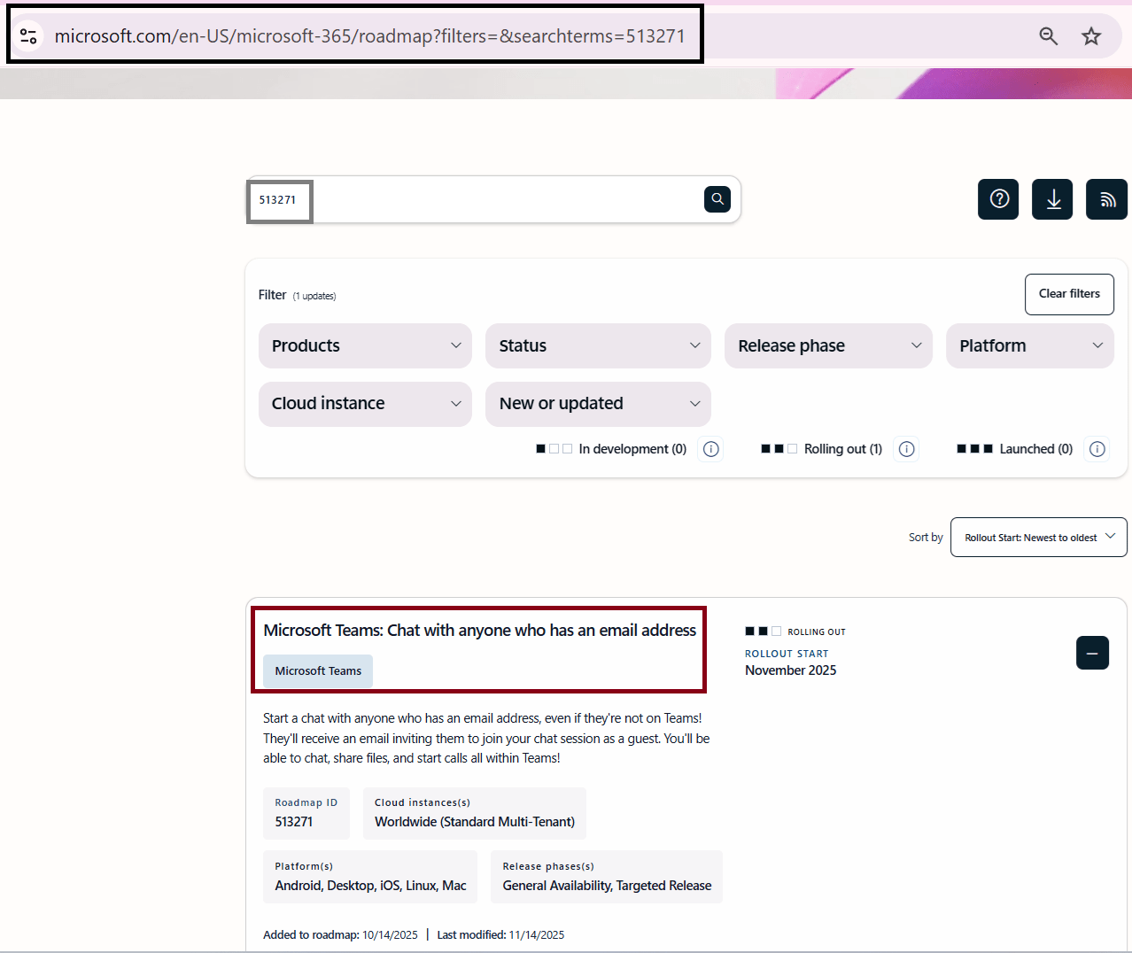 Chat with people not using Teams (Preview)