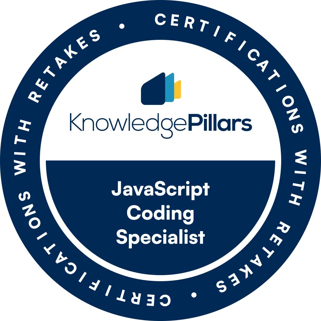 JavaScript Coding Specialist Certification Voucher with Retake (JSCS)