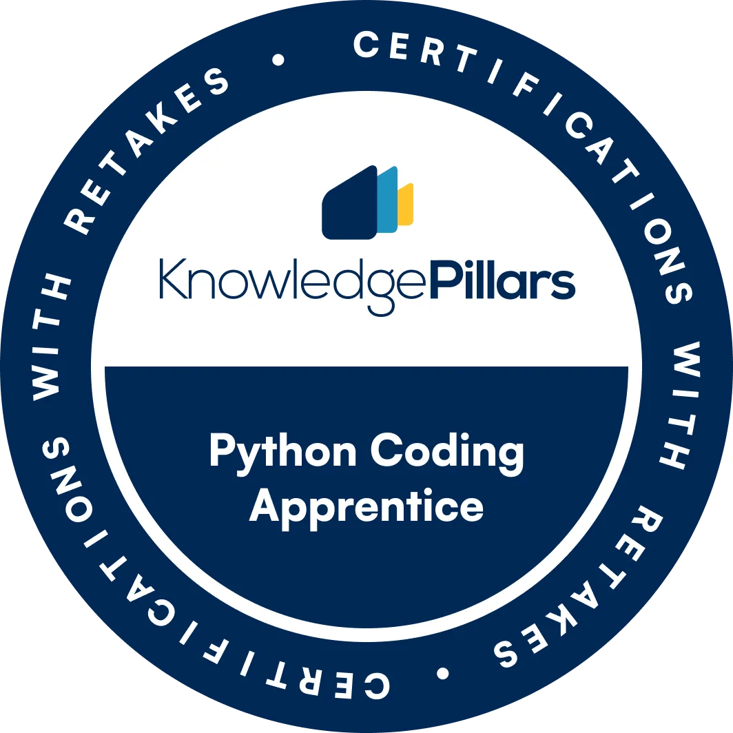 Python Coding Apprentice Certification Voucher with Retake (PCA)