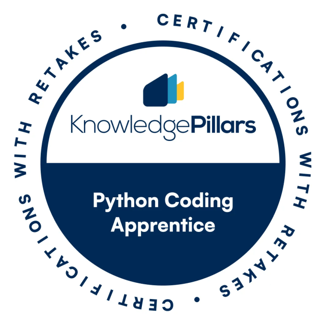Python Coding Apprentice Certification Voucher with Retake (PCA)