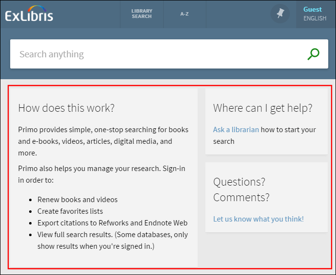 Webmail services such as outlook and gmail let you stay connected with the people you care about. New Ui Customization Best Practices Ex Libris Knowledge Center
