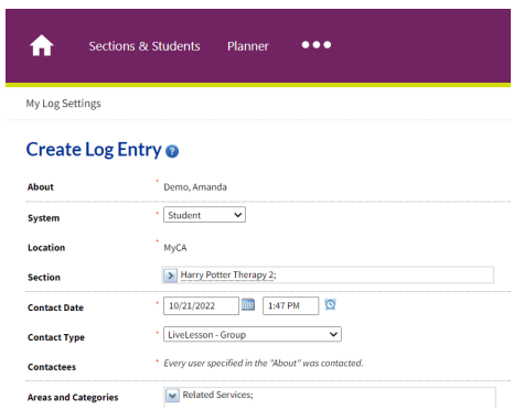 How Do I Create A Section Log Entry - Elegant Nature Texture - Mobile