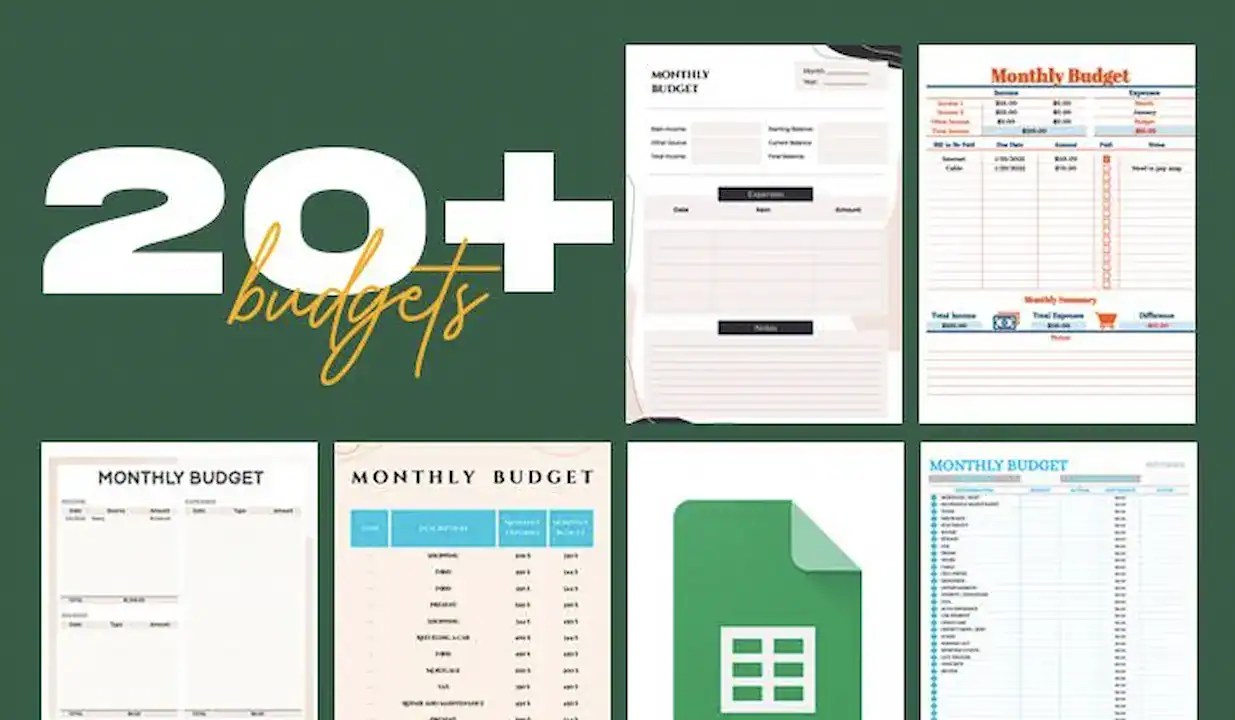 Google sheets budget trackers · 4. 20 Monthly Budget Templates In Google Sheets Knowtechie