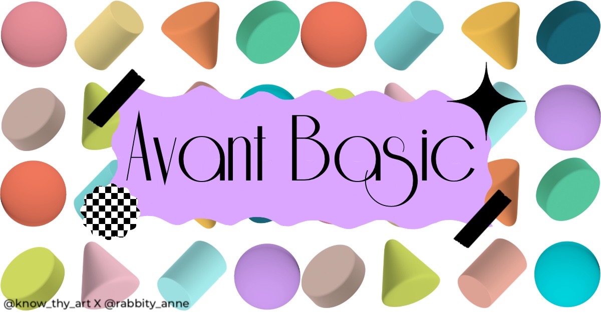 Avant basic in graphic design