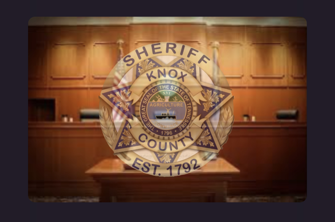 Courtroom with KCSO Badge overlay