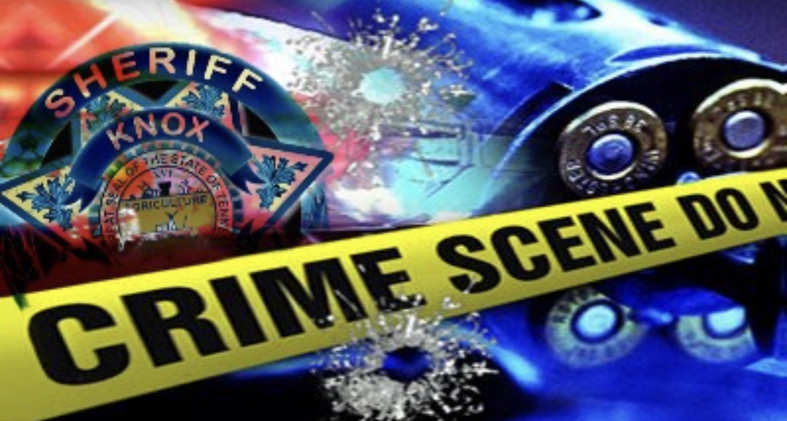 Crime Scene Tape Overlay KCSO Badge and Revolver