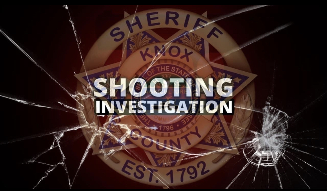 "Shooting Investigation" with KCSO badge